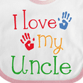 thumbnail image 4 of Inktastic I Love My Uncle Childs Boys or Girls Baby Bib, 4 of 4
