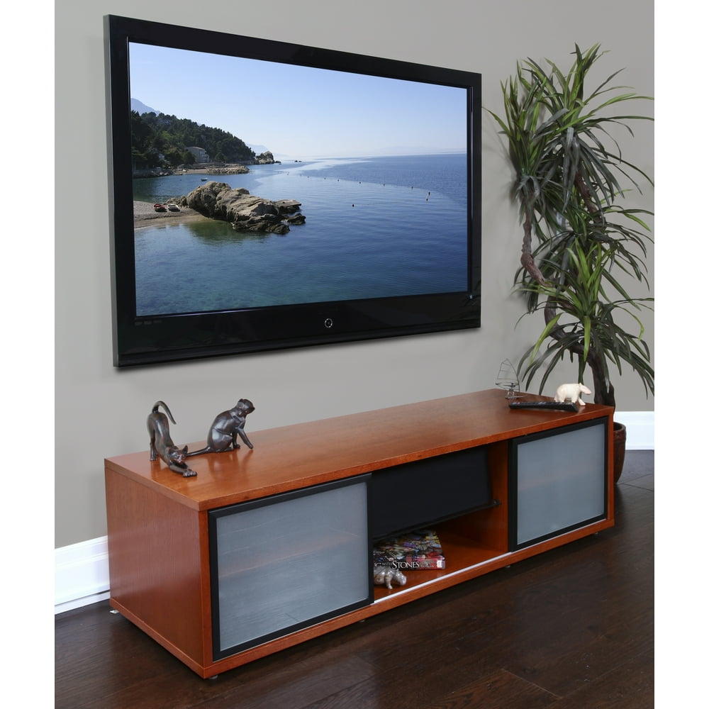 Audio and Video Credenza with Storage holds up to 70 Inch TV