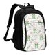 thumbnail image 1 of Fotbe Frog and Mushrooms Mochila con Estampado y Puerto USB para Hombre y Mujer, Mochila Antirrobo, Mochila de Viaje, Mochila Escolar, Mochila Universitaria, 1 of 7