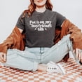 thumbnail image 4 of Put it on My Boyfriend's Tab T-Shirt for Women Funny Quote Tee for Girlfriend Pepper Shirt Adult Medium, 4 of 4