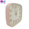 thumbnail image 2 of Reloj de Pared Cuadrado 21 cm Vintage Colores Pastel Silencioso rosa YC038467, 2 of 6