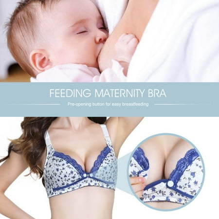 

Pre-opening Cotton Breast Feeding Maternity Nursing Bra Sleep Bras for Nursing Pregnant Women Sleep Bras Feeding Maternity Bra