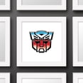 thumbnail image 3 of Gallery Pops Hasbro Transformers - Autobot Faction Icon Wall Art, White Framed Version, 12" x 12", 3 of 5