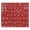 Red, variant on Triton Products® (2) 24 In. W x 42-1/2 In. H x 9/16 In. D White Epoxy 18 Gauge Steel Square Hole Pegboards w/63 pc. LocHook Assortment