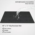 thumbnail image 5 of A1HC 48x72 Checkered Rubber Non-Slip Commercial Heavy-Duty Ramp Scraper Floor Mat for High-Traffic & Wet/Dry Areas, 5 of 8