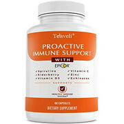 Powerful Immune Support Supplement & Advanced Respiratory Support with Clinically Studied Epicor, Vitamin D3, Zinc, Selenium, Vitamin C & Immune Support Vitamins from Elderberry, Spirul