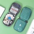 thumbnail image 3 of Empty First Aid Bags, Travel Medicine Bag, Medical Supplies Organizer Bag, Portable Kit for Traveling, Car, Home, Camping, Office, Hiking, Outdoor (Oxford Green), 3 of 3