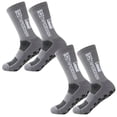 thumbnail image 1 of Medias Deportivas SpotGrey 2Pares Gris 6-12.5US TapeDesign Calcetines Tubo Medio Algodón., 1 of 2