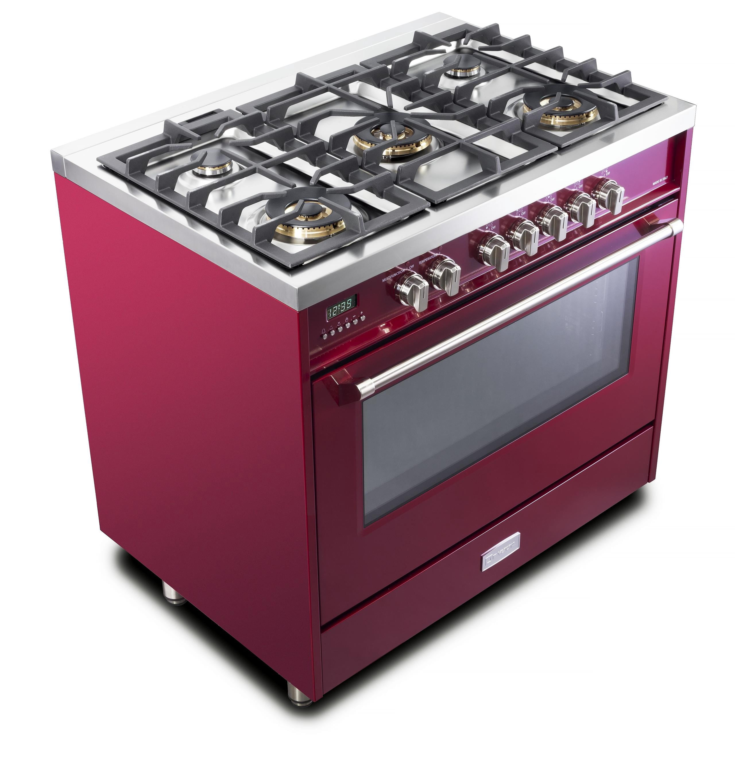 VERONA VDFSGE365BU  36" AND LARGER FREE STANDING GAS RANGE Black