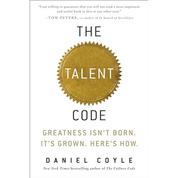 Pre-Owned The Talent Code: Greatness Isn't Born. It's Grown. Here's How, by Daniel Coyle, (Paperback), Nonfiction, English