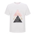 thumbnail image 4 of HomeGardon Womens Short Sleeve Shirts,Womens Tshirts,Women's Fashion Geometric Graphic Print Harajuku Female Round Neck Loose T-shirt,S-XXXL, 4 of 4