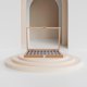 thumbnail image 2 of Necklace Organizer Box Tray With Clear Glass Lid Wooden Dustproof Necklace Holder Storage Display Case 10 Grids Jewelry Tray Drawer Insert For Pendant, 2 of 3