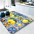 thumbnail image 2 of Rubber Dish Drying Mat for Kitchen Counter Large Lemon Washable Quick Home Coffee Pad Fit Under Sink,Bar,Utensils 18x24in, 2 of 5