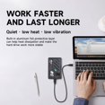 thumbnail image 4 of LOVEVER  Portable Shockproof Externals Hard Drive USB3.0 Rapid Transfer Aluminum Alloy Build, 4 of 15