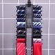 thumbnail image 4 of Clip de corbata desmontable de 20 filas, soporte de almacenamiento, cinturón, bufandas, colgador de almacenamiento de acabado, ahorra espacio para armario, 4 of 5
