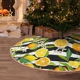 thumbnail image 5 of Rateoe Orange and Lemon Pattern Christmas Tree Skirt with Ties , Christmas Tree Decorations, Farmhouse Christmas Decor Xmas Holiday Decorations-36", 5 of 6