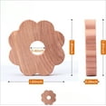 thumbnail image 2 of Minzimin Cedar Blocks for Clothes Storage,10/20/30Pcs Cedar Rings Cedar Chips for Closets and Drawers, Cedar for Closets Scented Cedar Wood Flowers Closet Freshener, 2 of 7