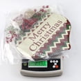 thumbnail image 2 of Coofit Christmas Welcome Sign Hanging Plaid Rustic Front Porch Sign Wall Sign with Bow, 2 of 10