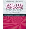 SPSS for Windows Step-by-Step: A Simple Guide and Reference, 15.0 Update (8th Edition), Used [Paperback]