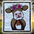 thumbnail image 3 of Brown Cow Quilt Pattern by Rachel's of Greenfield | Wall Hanging Quilt Patterns | Cow Pattern, 3 of 4