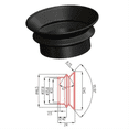 thumbnail image 2 of Binocular Helmet Night Vision Scope Goggles Rubber Eye Protector Cups Eyepiece Guards Microscope Parts L16, 2 of 4