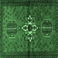 thumbnail image 1 of Ahgly Company Indoor Square Persian Emerald Green Traditional Area Rugs, 4' Square, 1 of 4