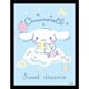 thumbnail image 1 of Cinnamoroll Sweet Dreams Framed Poster 40cm x 30cm Sky Blue/White 40cm x 30cm, 1 of 1