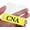CNA Yellow, variant on Clear Radiology Badge Buddy Horizontal - Hospital & Nurse ID Backer Cards - Transparent Title / Role Identifier - Wear Behind Medical Name Badge on I’D Reel or Lanyard by Specialist ID (Black)