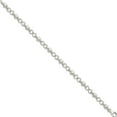 thumbnail image 2 of Sterling Silver Polished And Brushed Hearts Circles Bracelet Made In Italy qg3310-7.5, 2 of 5