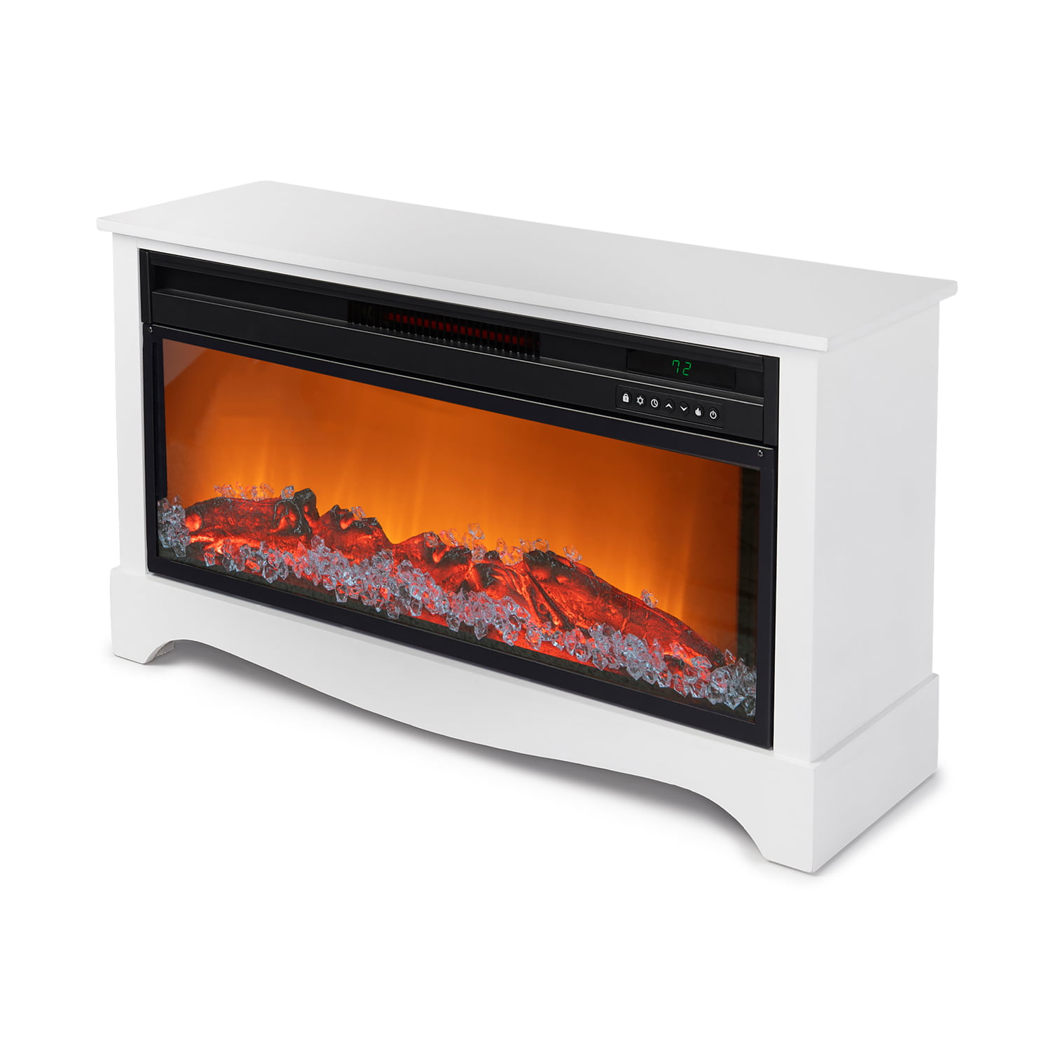 Infrared fireplace heater