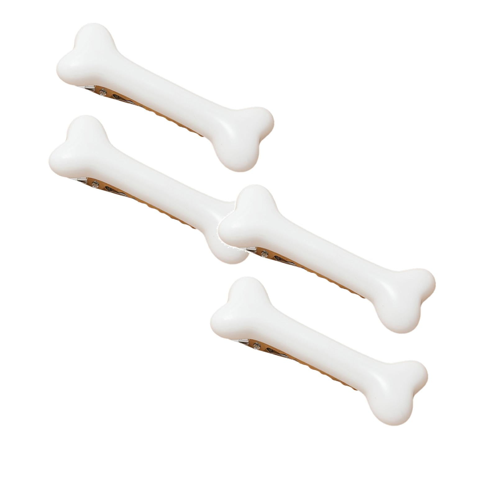 Multi Color Dog Bone Hair Clips Artificial Dog Bone Hair Clips