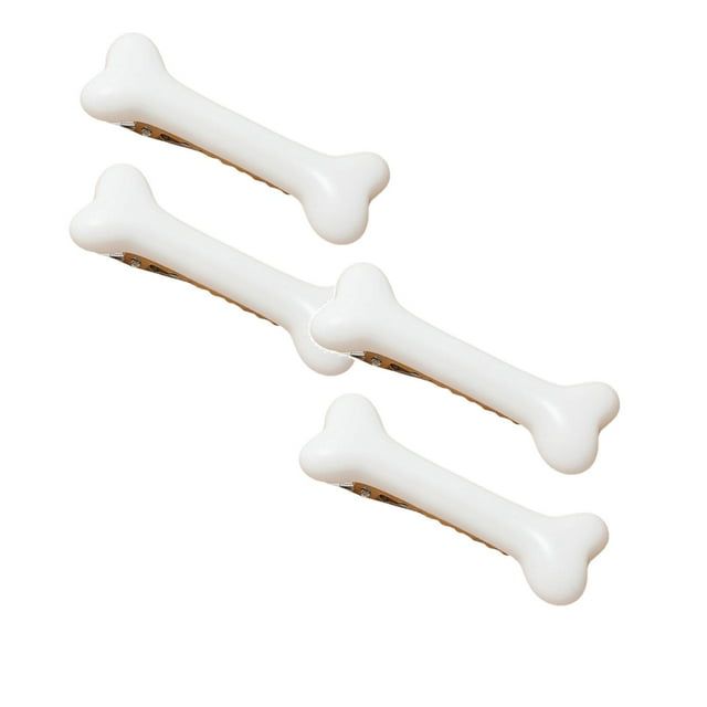 Multi Color Dog Bone Hair Clips Artificial Dog Bone Hair Clips