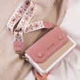 thumbnail image 3 of Bolso de mujer de moda con doble correa de hombro ancha y estrecha, bolso cuadrado, bolso de mujer, 3 of 6