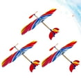 thumbnail image 4 of Monyance Educational Toy 3pcs Flying Glider Planes Toys Rubber Band Powered Glider Airplane(16.14X12.2X4.92Inches), 4 of 11