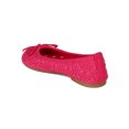 thumbnail image 3 of Jelly Beans Masa New Girl Crochet Bow Decor Round Toe Ballerina Ballet Flat, 3 of 5