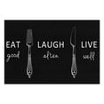 thumbnail image 3 of Placemats Set Of 4 Linen Durable Table Mats Kitchen Spoon Fork Home Placemats for Party Kitchen Dining Decoration, 3 of 7