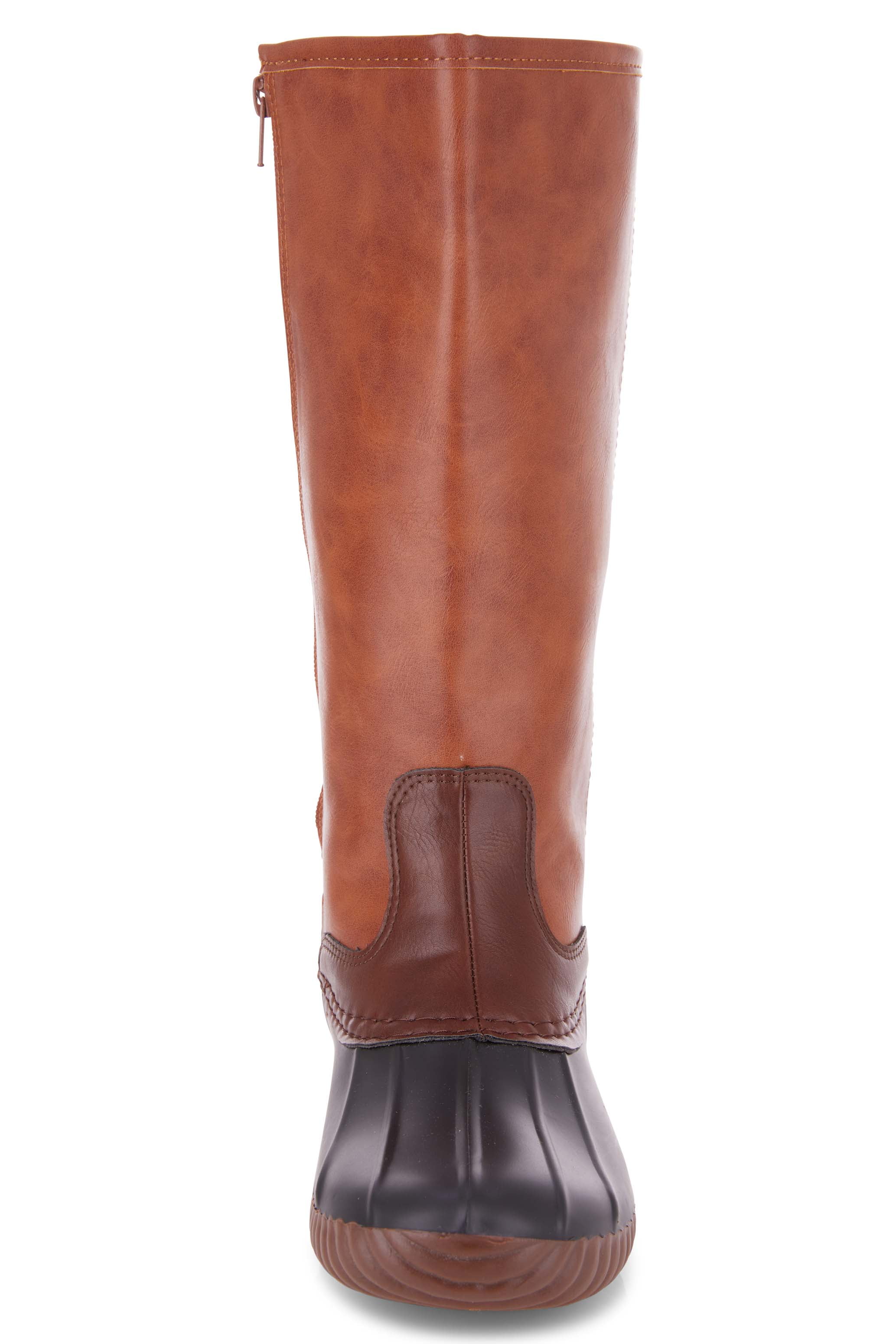 tall duck boots wide calf