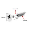 thumbnail image 3 of Pendientes De Broma De Halloween, Pendientes De Tuerca Con Tornillo De Acero Inoxidable, Pendientes Punk, Regalos Para Damas 1 Par seitruly AP006752-01, 3 of 6
