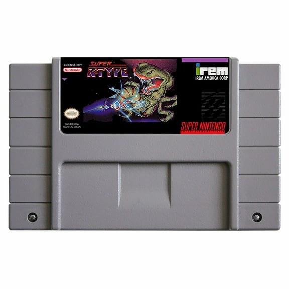 SNES Games Cartridge Super R-Type