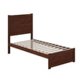 thumbnail image 6 of AFI NoHo Contemporary Wood Twin Bed with Footboard in Walnut, 6 of 10