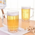 thumbnail image 5 of 500ML Transparent Beer Mug Plastic Unbreakable Breakfast Milk Coffee Juice Water Cup Barware Drinkware for Home Party Bar KTV, 5 of 7