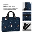 thumbnail image 4 of FORMRS 16" Laptop Bag Carrying Sleeve Case with Handle Travel Shoulder Briefcase, Christmas Whimsy, 4 of 8