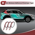 thumbnail image 2 of Unique Bargains Pinstripe Tape 164.04ft x 0.31" Car Stripes Pinstripe Decals for Car, Motorcycle and Boat, Racing Stripes DIY Stickers Laser Red 3 Pcs, 2 of 7