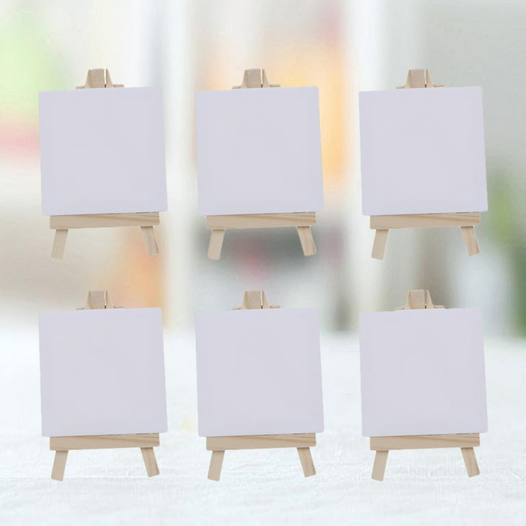 White Blank Art Boards Mini Stretched Artist Canvas Art Board