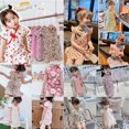 thumbnail image 2 of Vestido cheongsam estilo occidental retro de verano para niñas, falda para bebé, 2 of 6