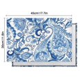 thumbnail image 6 of Set of 4 Flax Paisley Placemats Featuring Heat Resistant Wrinkle Free Finish with Colorful Vintage Boho Floral Mandala Designs, 6 of 6