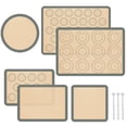 thumbnail image 1 of Set de 6 tapetes de silicona para hornear Koolstuffs, antiadherentes, 1 of 7