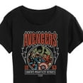 thumbnail image 3 of Marvel The Avengers - Band Tee Style - Women's Short Sleeve Graphic T-Shirt, 3 of 5