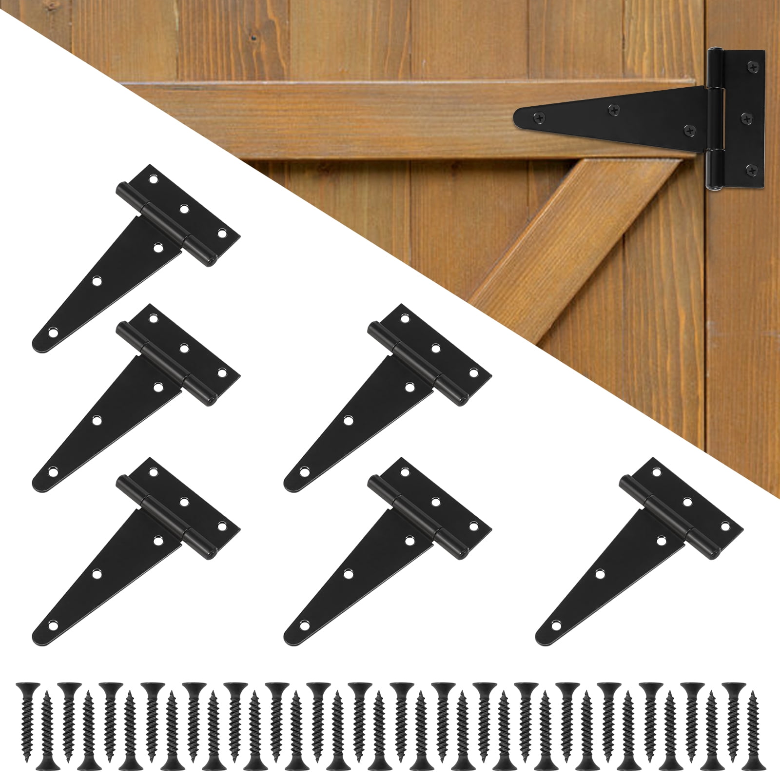 ZZem Screw 4-Pack: Door Security & Stripped Screw Hole Repair Kit