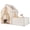 Beige, variant on Gymax Kids Play Tent w/Playpen Yard Door Curtains Windows Star Lights for Boys Girls Beige